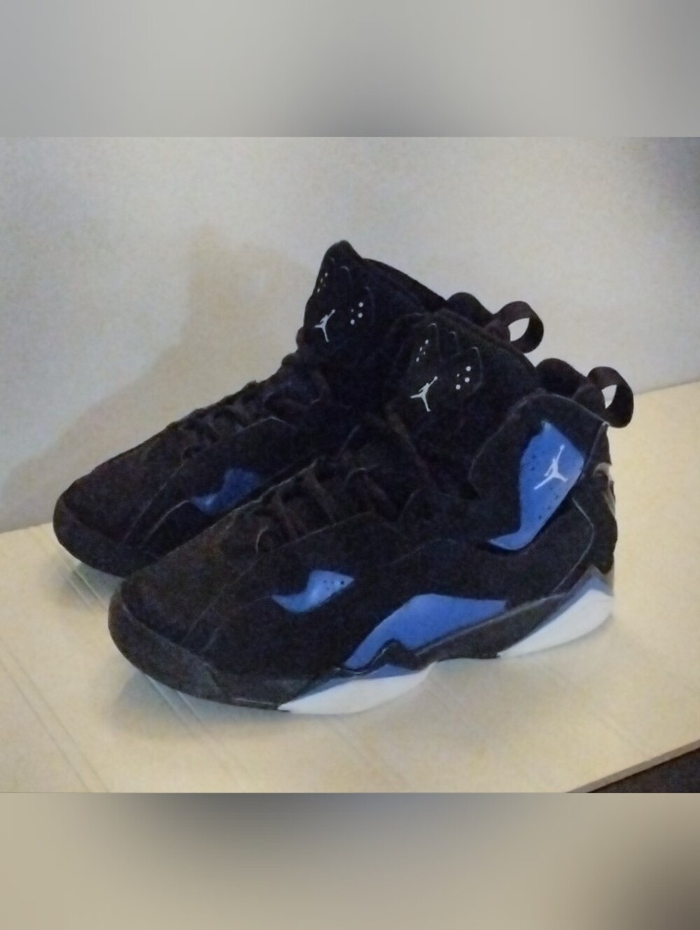 Air Jordan True Flight (GS) 'Black Game Royal' 343795-042 Size 3.5Y